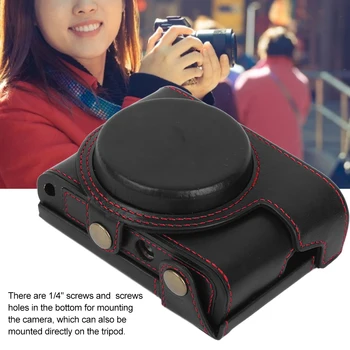 PU Leather Camera Protective Cover Case Bag with Shoulder Strap for RX100 M2/M3/M4/M5/M6/M7 Digital Camera
PU Leather Camera Protective Cover Case Bag with Shoulder Strap for RX100 M2/M3/M4/M5/M6/M7 Digital Camera