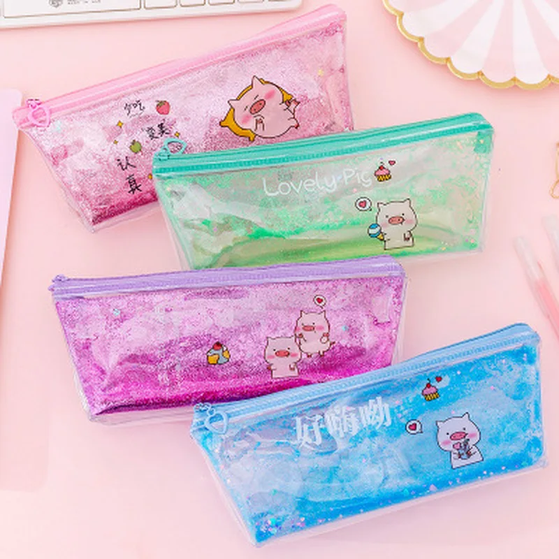Cute Pig Pen Case Liquid Pencil Case Kawaii Stationery Zipper Pen Bag Novelty Korean Bag Stationery Pencil Pouch School Supplies
Cute Pig Pen Case Liquid Pencil Case Kawaii Stationery Zipper Pen Bag Novelty Korean Bag Stationery Pencil Pouch School Supplies