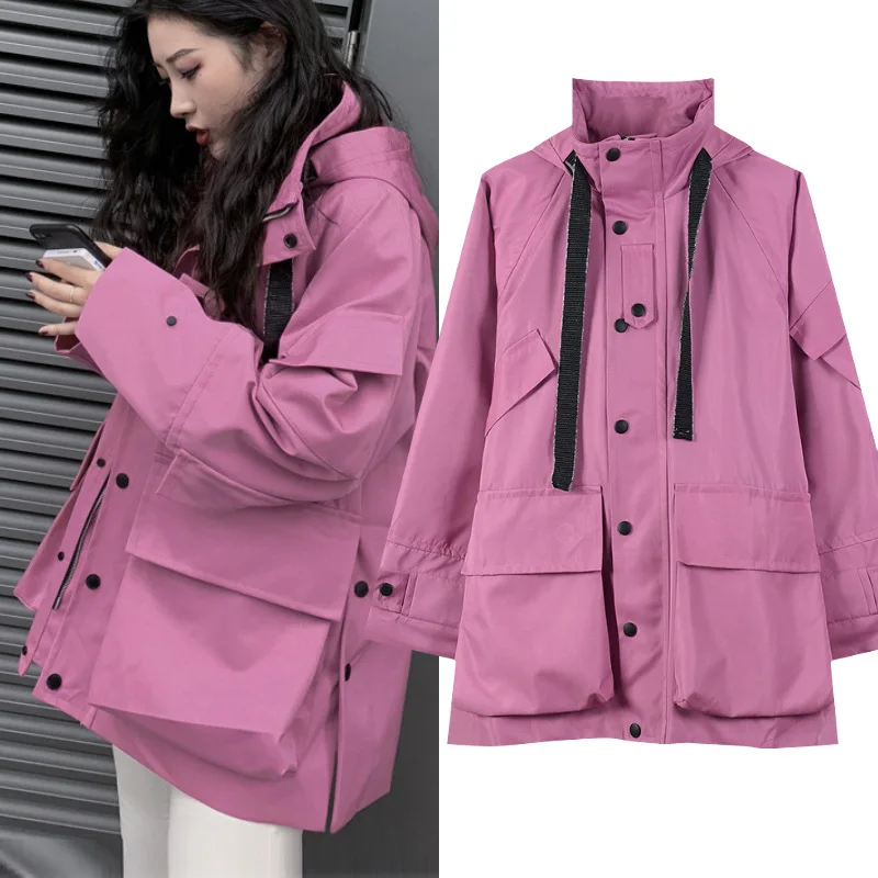 19 Winter New Style Versatile Pink Cold Loose Casual Trench Coat Workwear Thick Coat Mid-length Woman Cotton Dress
19 Winter New Style Versatile Pink Cold Loose Casual Trench Coat Workwear Thick Coat Mid-length Woman Cotton Dress