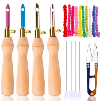 LMDZ Embroidery Starter Kit with 10 Color Embroidery Floss, Threader, Scissor, Embroidery Stitching Craft Tool for Needle Punch
LMDZ Embroidery Starter Kit with 10 Color Embroidery Floss, Threader, Scissor, Embroidery Stitching Craft Tool for Needle Punch