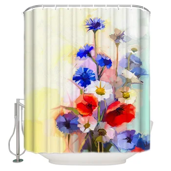 Vintage Mordern Design Printed Bath Curtain Oil Painting Modern Summer Daisy Shower Curtain Polyester Fabric 3d Curtains
Vintage Mordern Design Printed Bath Curtain Oil Painting Modern Summer Daisy Shower Curtain Polyester Fabric 3d Curtains