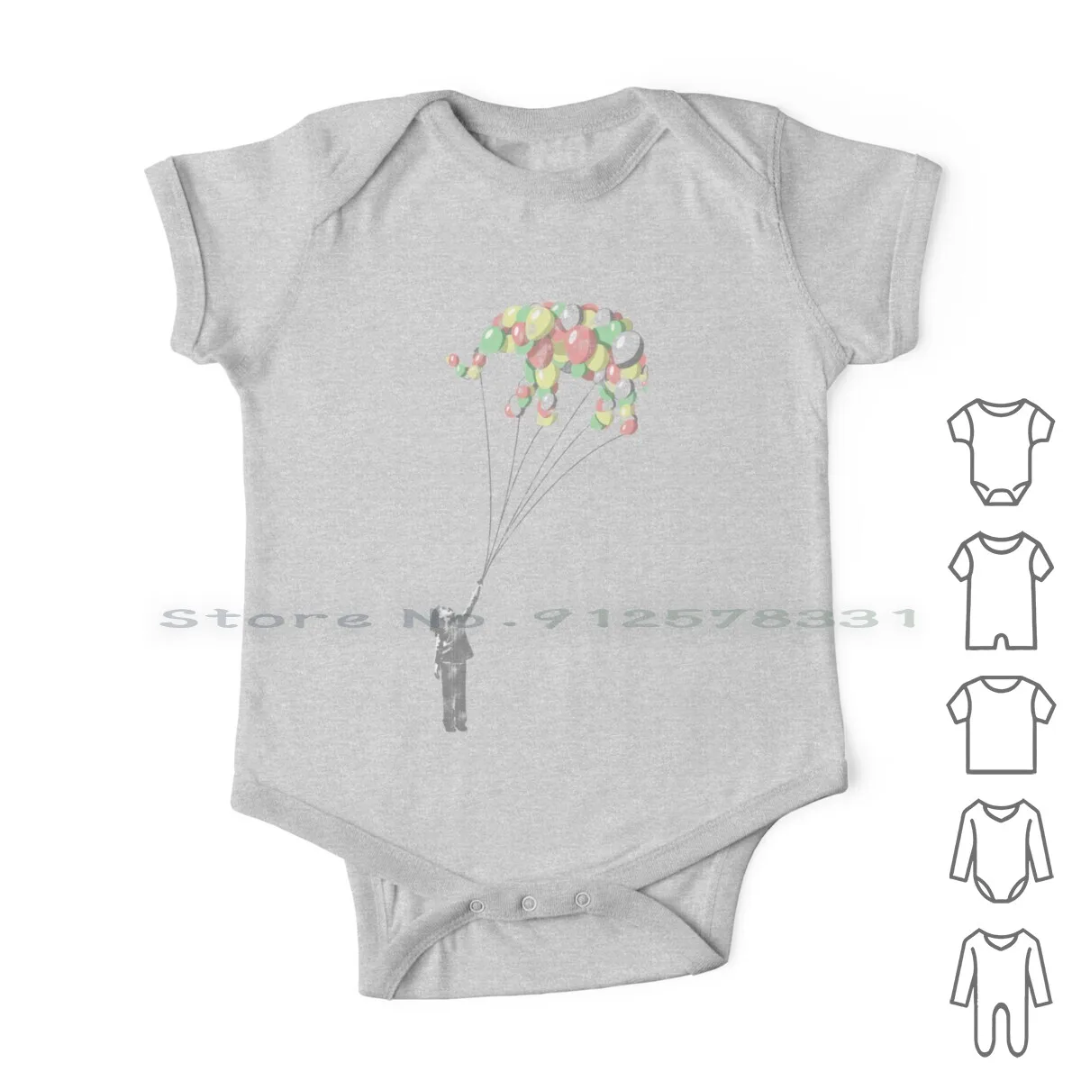 The Lightest Elephant Newborn Baby Clothes Rompers Cotton Jumpsuits Elephant Balloon Graffiti Banksy Girls Animals Infant Long
The Lightest Elephant Newborn Baby Clothes Rompers Cotton Jumpsuits Elephant Balloon Graffiti Banksy Girls Animals Infant Long