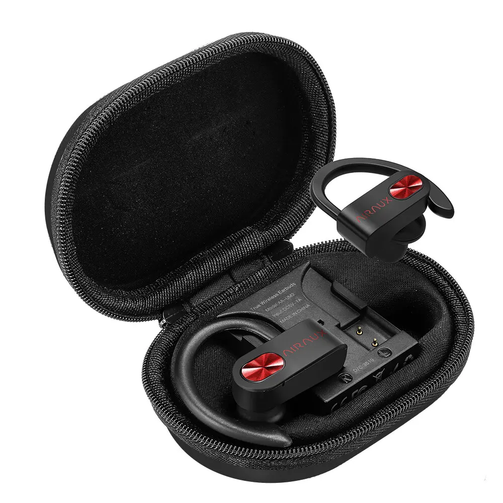AIRAUX AA-UM2 TWS bluetooth 5.0 Ear Hook Earphone Stereo HiFi Sport Earbuds with Charging Case
AIRAUX AA-UM2 TWS bluetooth 5.0 Ear Hook Earphone Stereo HiFi Sport Earbuds with Charging Case