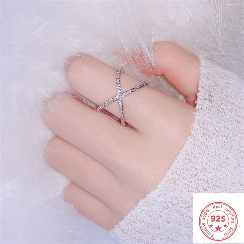925 Sliver Diamond Trendy Ring Cross Design Gemstone of Jewelry Anillos Wedding Bizuteria for Women 14k Gold Diamond Ring Female 
925 Sliver Diamond Trendy Ring Cross Design Gemstone of Jewelry Anillos Wedding Bizuteria for Women 14k Gold Diamond Ring Female