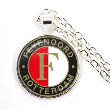 Feyenoord Rotterdam Glass Cabochon Necklace Football Leagues Logo Soccer Club Pendant Necklace For Women Men Fans Gift 
Feyenoord Rotterdam Glass Cabochon Necklace Football Leagues Logo Soccer Club Pendant Necklace For Women Men Fans Gift