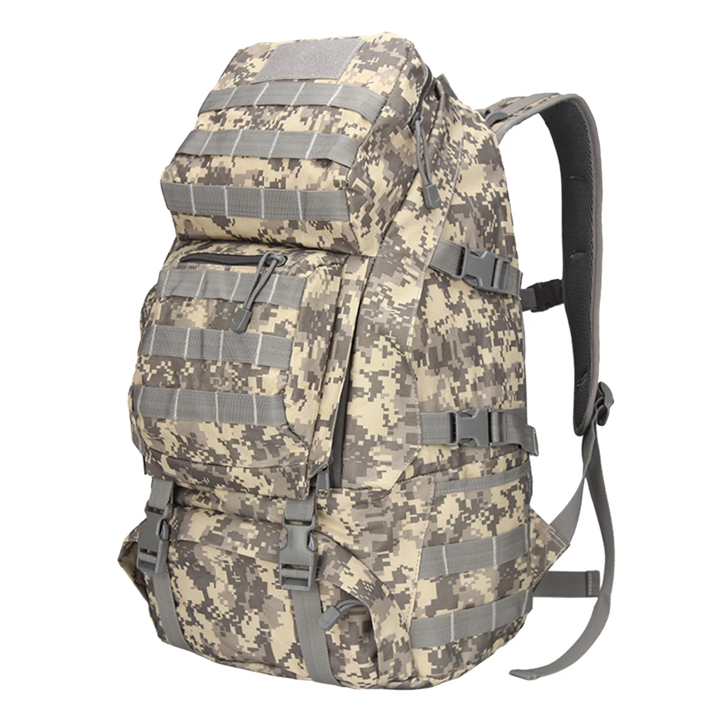 36-55L Camo Tactical Outdoor Backpack Rucksack Molle Backpack Water Resistant Bug Hiking Climbing Backpack 36-55L Camo Tactical Outdoor Backpack Rucksack Molle Backpack Water Resistant Bug Hiking Climbing Backpack
