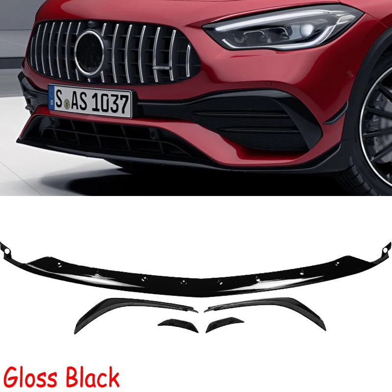 5Pcs Front Bumper Lip for Mercedes Benz 2020-2024 GLA H247 GLA200 GLA250 GLA35 GLA45 AMG LINE Splitter Canards Air Vent Cover 
5Pcs Front Bumper Lip for Mercedes Benz 2020-2024 GLA H247 GLA200 GLA250 GLA35 GLA45 AMG LINE Splitter Canards Air Vent Cover