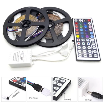 LED Strip Light With Remote Control Controller Adapter Set Flexible Lamp Tape Colorful Outdoor Indoor Decor Holiday Lighting
LED Strip Light With Remote Control Controller Adapter Set Flexible Lamp Tape Colorful Outdoor Indoor Decor Holiday Lighting