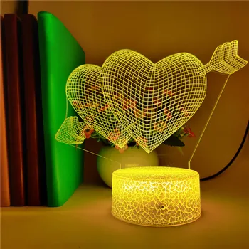 An Arrow Pierces The Heart 7 Colors Led Lamp Valentine Day Girlfriend Gift I LOVE YOU Colorful 3D Nightlight USB 3d App Control
An Arrow Pierces The Heart 7 Colors Led Lamp Valentine Day Girlfriend Gift I LOVE YOU Colorful 3D Nightlight USB 3d App Control