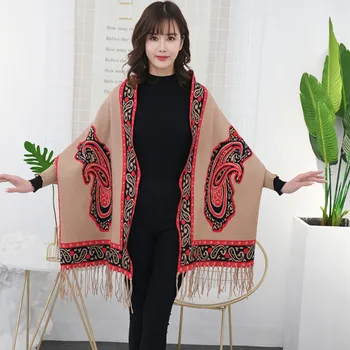 Imitation Cashmere Cape Women Spring New Echarpe Scarves Knitted Jacquard Pashmina Mujer Bufanda Muffler Large Hijabs Mantilla 
Imitation Cashmere Cape Women Spring New Echarpe Scarves Knitted Jacquard Pashmina Mujer Bufanda Muffler Large Hijabs Mantilla