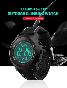 NEW Men's Fashion Leather Band Multi-Function 5ATM Stainless Steel Dial Mountaineer Sports Watch Altimeter Barometer Thermometer
NEW Men's Fashion Leather Band Multi-Function 5ATM Stainless Steel Dial Mountaineer Sports Watch Altimeter Barometer Thermometer