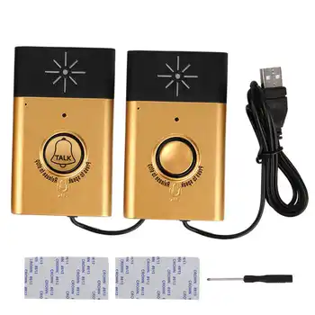 USB Voice Intercom Wireless Doorbell with Outdoor Unit Button Indoor Receiver 2-way Talk Monitor Smart Home Security Door Bell
USB Voice Intercom Wireless Doorbell with Outdoor Unit Button Indoor Receiver 2-way Talk Monitor Smart Home Security Door Bell