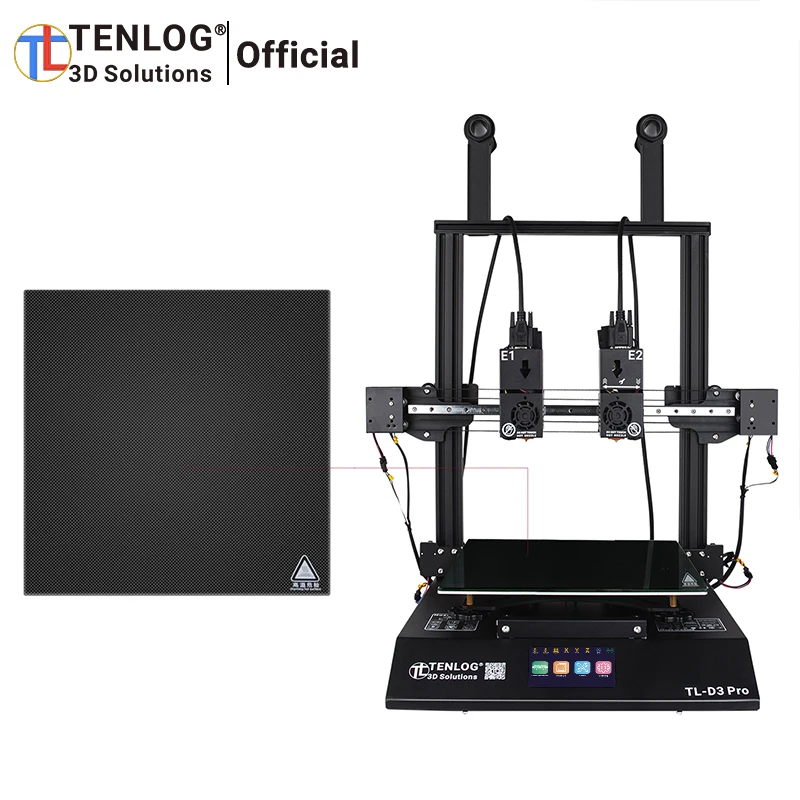 Обновленный 3D-принтер TENLOG, стеклянная панель из боросиликатного стекла для Creality CR-10 TL-D3 Pro, стеклянная пластина для 3D-принтера, 310x310x4 мм
Обновленный 3D-принтер TENLOG, стеклянная панель из боросиликатного стекла для Creality CR-10 TL-D3 Pro, стеклянная пластина для 3D-принтера, 310x310x4 мм
