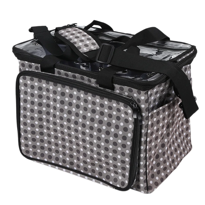 Multi-Functional Sewing Machine Storage Bag Large Capacity Sewing Tools Handbag Polyester Home Use Assorted Tote Gray
Multi-Functional Sewing Machine Storage Bag Large Capacity Sewing Tools Handbag Polyester Home Use Assorted Tote Gray