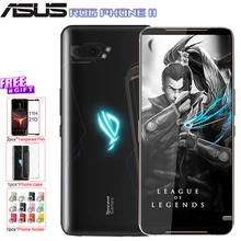 Telefone ROM ASUS ROG Global 2 8 ”do telefone móvel 6.59G 128G Snapdragon 855 Plus 2.96Ghz 48MP 9 6000mAh NFC Android telefone de jogos(China)