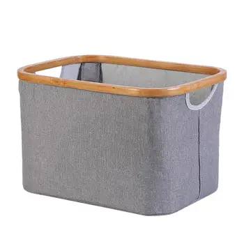 1pc Storage Basket Durable Bamboo Fabric Laundry Basket Storage Case Storage Container For Desktop
1pc Storage Basket Durable Bamboo Fabric Laundry Basket Storage Case Storage Container For Desktop