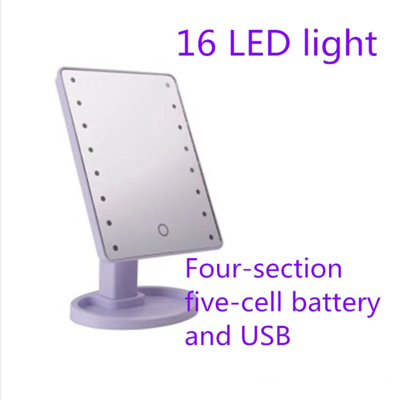 16 LED Lights Touch Screen Makeup Mirror 1X 10X Table Desktop Countertop Bright Adjustable USB Cable Or Batteries Use Tools
16 LED Lights Touch Screen Makeup Mirror 1X 10X Table Desktop Countertop Bright Adjustable USB Cable Or Batteries Use Tools