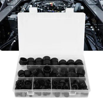 145PCs Hex Nut Cap Black Rubber Protective Fastener Nut Cover M4-M12 Bolt Cap Industrial Accessory WJ-10-0005
145PCs Hex Nut Cap Black Rubber Protective Fastener Nut Cover M4-M12 Bolt Cap Industrial Accessory WJ-10-0005
