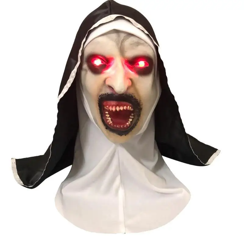 Nun Mask LED Light Up Party Masks The Purge Election Year Great Funny Masks Festival Cosplay Costume Supplies Glow In Dark
Nun Mask LED Light Up Party Masks The Purge Election Year Great Funny Masks Festival Cosplay Costume Supplies Glow In Dark