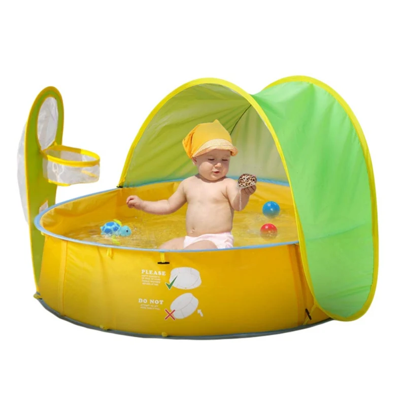 UV Protection Sun Shelters Pop-Up Baby Beach Tent Portable Kids Play Tent Foldable Indoor & Outdoor Baby Pool Beach Canopy Tents 
UV Protection Sun Shelters Pop-Up Baby Beach Tent Portable Kids Play Tent Foldable Indoor & Outdoor Baby Pool Beach Canopy Tents