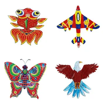 Outdoor Triangle Kite Bar Without Line Durable Rainproof Butterfly Bee Eagle Goldfish Flying Kite Children Kids Fun Sports Toy
Outdoor Triangle Kite Bar Without Line Durable Rainproof Butterfly Bee Eagle Goldfish Flying Kite Children Kids Fun Sports Toy