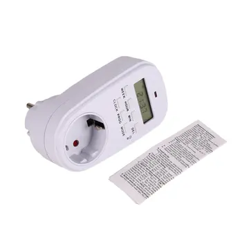 Mini Digital LCD 230V 16A Timer Switch Socket Outlet Plug-in Time Countdown Energy Saving Programmable Electronic Controller
Mini Digital LCD 230V 16A Timer Switch Socket Outlet Plug-in Time Countdown Energy Saving Programmable Electronic Controller