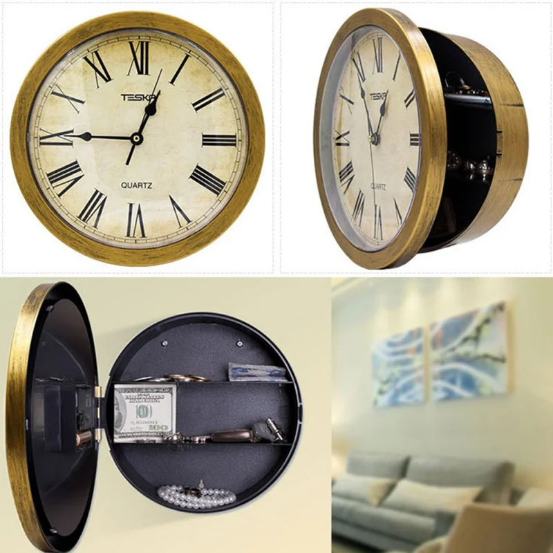 Storage Wall Clock Indoor Use As Secret Hidden Compartment With Hidden Container Box For Money And Jewelry Storage
Storage Wall Clock Indoor Use As Secret Hidden Compartment With Hidden Container Box For Money And Jewelry Storage