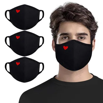 Adult Mask Universal Reusable Dust Face Cover Breathable Balck Face Masks Washable Mascarilla Heart Pattern Reutilizable Masques
Adult Mask Universal Reusable Dust Face Cover Breathable Balck Face Masks Washable Mascarilla Heart Pattern Reutilizable Masques