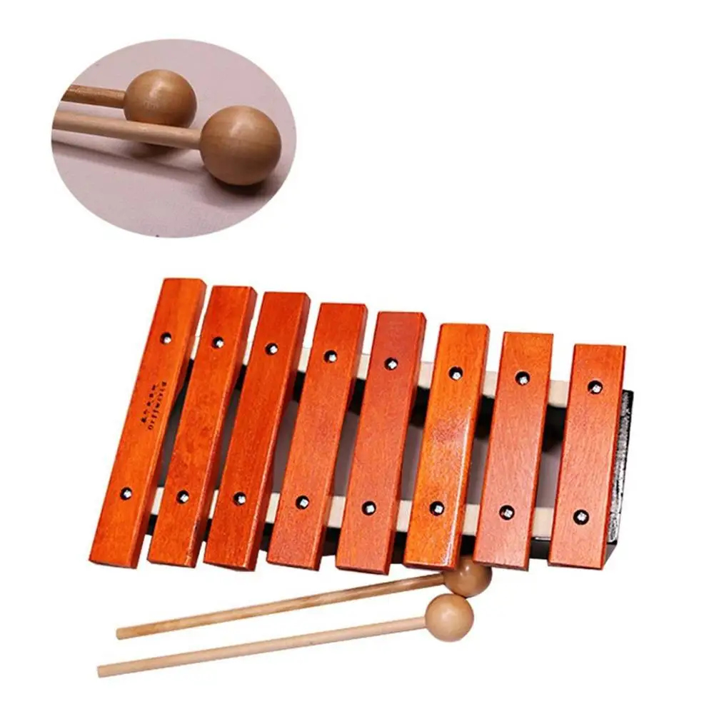 Free Shipping With wooden base and key Precise tuning key Children's music percussion Xylophone wood color XL8
Free Shipping With wooden base and key Precise tuning key Children's music percussion Xylophone wood color XL8