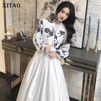 XITAO Elegant Flower Print Blouse Women Clothes 2020 Spring New Fashion Loose V Neck Full Sleeve Match All Shirt Top ZLL5002
XITAO Elegant Flower Print Blouse Women Clothes 2020 Spring New Fashion Loose V Neck Full Sleeve Match All Shirt Top ZLL5002