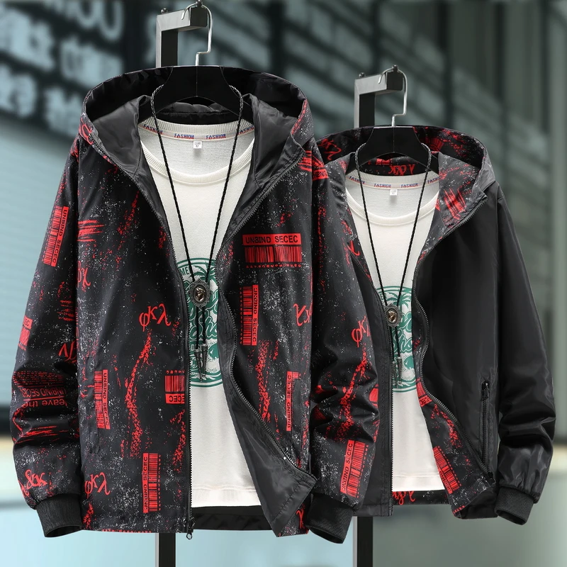 Men Reversible Jacket Waterproof Windbreaker Spring Autumn Hooded Male Coat Basic Casual Outwear hommes veste mens clothing 2020
Men Reversible Jacket Waterproof Windbreaker Spring Autumn Hooded Male Coat Basic Casual Outwear hommes veste mens clothing 2020