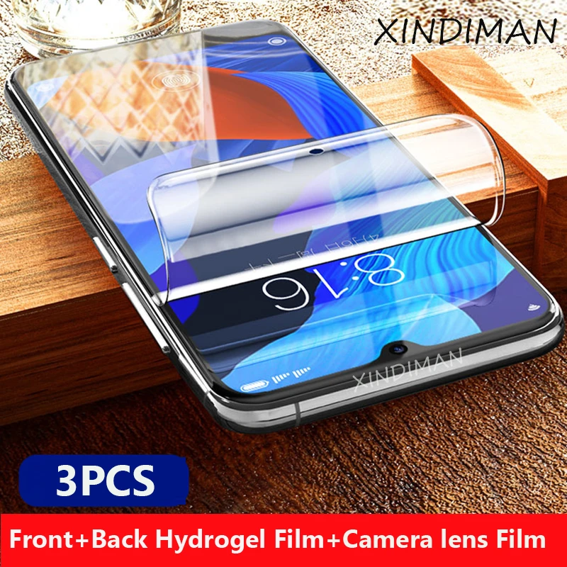 XINDIMAN 3PCS hydrogel Film for xiaomi redmi note5 Front+Back+Camera lens film for xiaomi redmi note5pro Note5A screen protector
XINDIMAN 3PCS hydrogel Film for xiaomi redmi note5 Front+Back+Camera lens film for xiaomi redmi note5pro Note5A screen protector