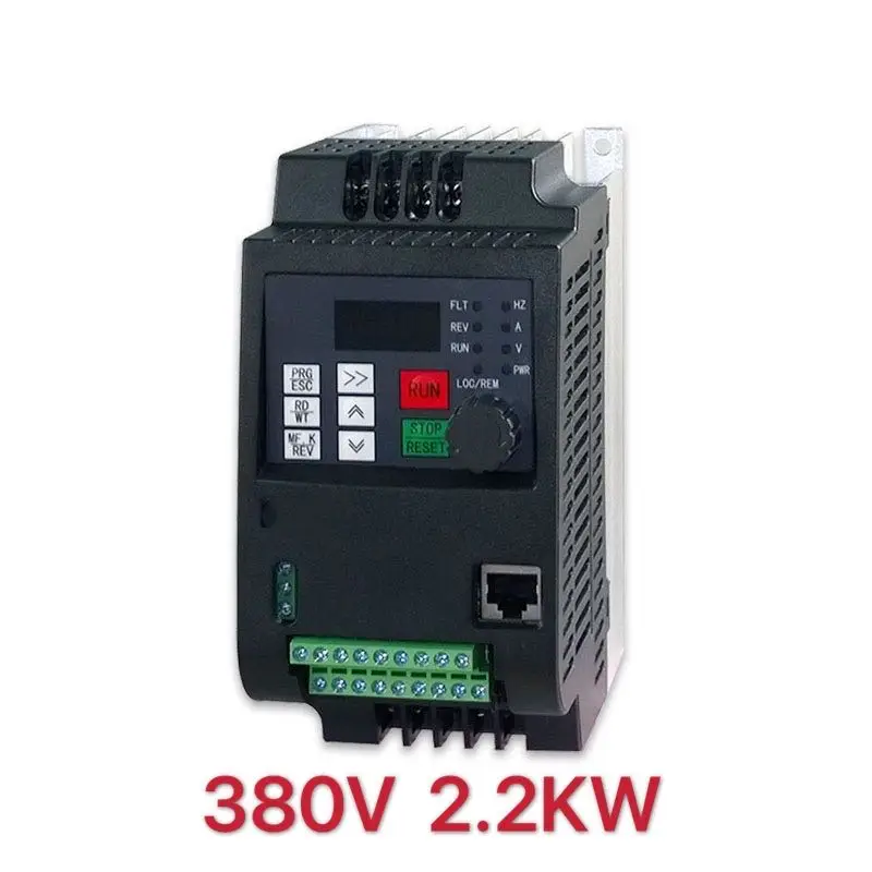 

2.2KW VFD Drive 380V spindle inverter frequency converter &Optional parts (extension cable + box) Factory direct sales Freeship