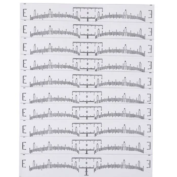 100Pcs/bag Disposable Transparent Eyebrow Ruler Sticker For Microblading Eyebrow Measuring Tool
100Pcs/bag Disposable Transparent Eyebrow Ruler Sticker For Microblading Eyebrow Measuring Tool