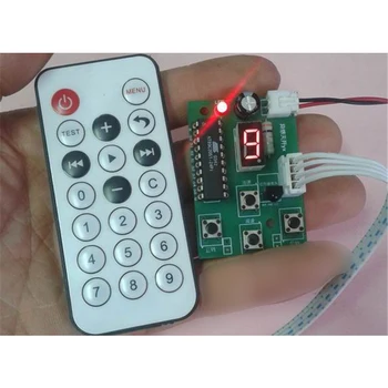 DC4-6V Gear display Adjustable speed 2-phase 4-wire 6-wire stepper motor driver control board With remote control
DC4-6V Gear display Adjustable speed 2-phase 4-wire 6-wire stepper motor driver control board With remote control