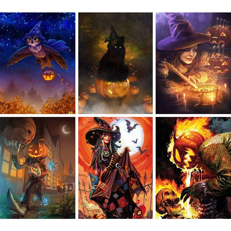 DIY Painting By Numbers Halloween Kit Oil Picture By Numbers Cartoon 40x50cm Wall Art Paintings On Canvas Home Decoration Gift
DIY Painting By Numbers Halloween Kit Oil Picture By Numbers Cartoon 40x50cm Wall Art Paintings On Canvas Home Decoration Gift
