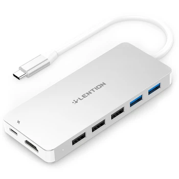 LENTION USB HUB to Multi USB 3.0 HDMI Adapter Dock for Pro 13.3 USB-C Type C 3.1 Splitter 11 Port USB 
LENTION USB HUB to Multi USB 3.0 HDMI Adapter Dock for Pro 13.3 USB-C Type C 3.1 Splitter 11 Port USB