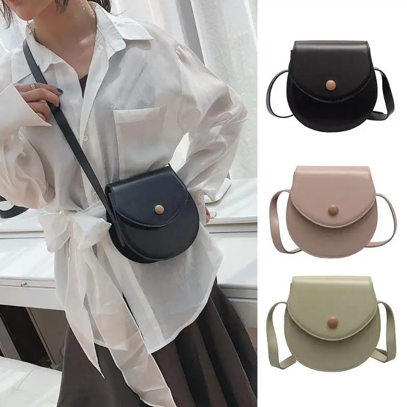 Women Fashion Shoulder Bags Multicolored PU Leather Solid Flip Oval Small Messenger Bag Crossbody Handbags 18x17x6cm
Women Fashion Shoulder Bags Multicolored PU Leather Solid Flip Oval Small Messenger Bag Crossbody Handbags 18x17x6cm