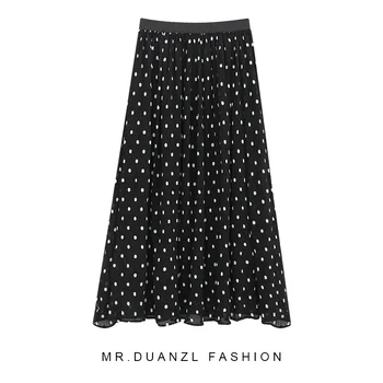 Dot Chiffon Skirt spring and summer 2020 new women's show thin crotch large A-shaped pleated drop sense growth skirt
Dot Chiffon Skirt spring and summer 2020 new women's show thin crotch large A-shaped pleated drop sense growth skirt