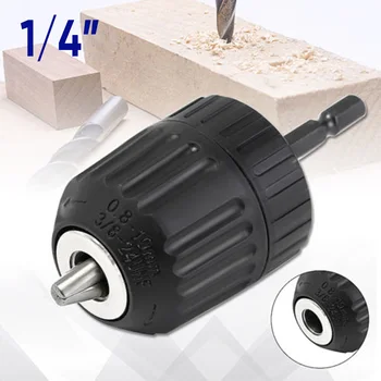 1/4 Keyless Drill Chuck Screwdriver Impact Drivers Adapter Hex Shank Power Tools
1/4 Keyless Drill Chuck Screwdriver Impact Drivers Adapter Hex Shank Power Tools