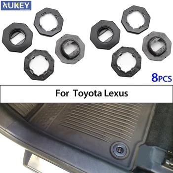 4PCS Car Floor Mat Retention Hold Clips Carpet For TOYOTA LEXUS GS GX LX ES LS IS RX NX Fastener Oval Clamps Fixing Clamps