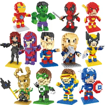 HSANHE 24 Styles Kawaii Anime Cartoon suoer hero Diamond Block Plastic Cube Building Blocks Bricks Educational Toys Game
HSANHE 24 Styles Kawaii Anime Cartoon suoer hero Diamond Block Plastic Cube Building Blocks Bricks Educational Toys Game