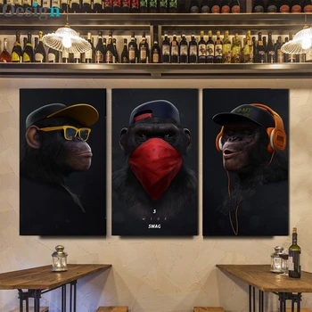 Funny Thinking Monkey with Headphone Canvas Oil Paintings Wall Art Posters and Print Animal Canvas Prints for Living Room Decor
Funny Thinking Monkey with Headphone Canvas Oil Paintings Wall Art Posters and Print Animal Canvas Prints for Living Room Decor