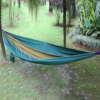 Outdoor Lightweight Nylon Hammock For Backpacking Camping Survival Garden With 660 Pounds Capacity Portable 2 Person Hammock 
Outdoor Lightweight Nylon Hammock For Backpacking Camping Survival Garden With 660 Pounds Capacity Portable 2 Person Hammock