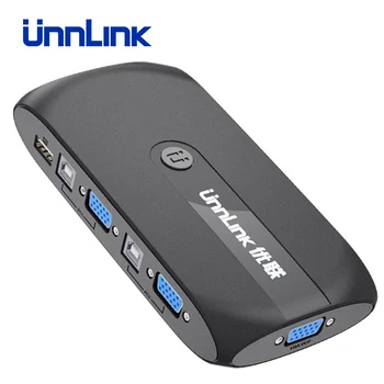 Unnlink 4X1 VGA KVM Switch Box Selector With Extender 4 Ports USB 2.0 Sharing Monitor Mouse Keyboard for 4 Computer Laptops PC
Unnlink 4X1 VGA KVM Switch Box Selector With Extender 4 Ports USB 2.0 Sharing Monitor Mouse Keyboard for 4 Computer Laptops PC