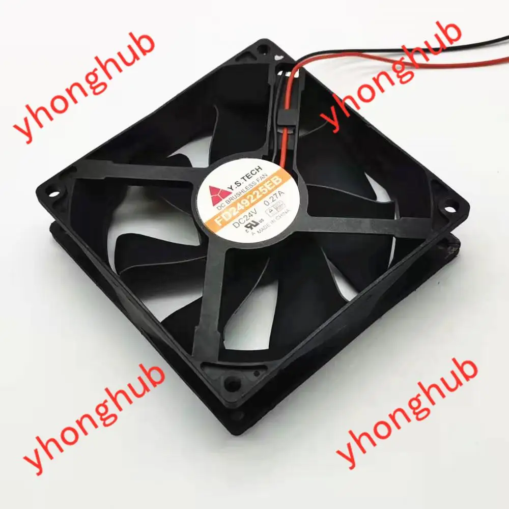 Вентилятор охлаждения сервера Y.S.TECH FD249225EB DC 24 В 0,27a 2-Wire 90x90x25 мм
Вентилятор охлаждения сервера Y.S.TECH FD249225EB DC 24 В 0,27a 2-Wire 90x90x25 мм