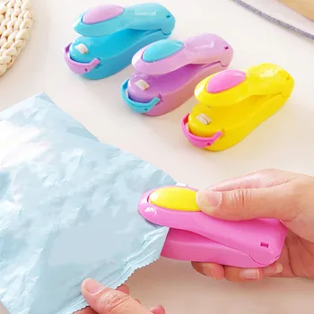 Household Sealing Machine Mini Portable Food Protector Plastic Bag Handy Kitchen Gadgets Easily Resealed Random Color
Household Sealing Machine Mini Portable Food Protector Plastic Bag Handy Kitchen Gadgets Easily Resealed Random Color