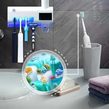 Automatic Toothpaste Dispenser Wall Mount Toothbrush Holder Plastic Portable Toothpaste Squeezer Bathroom Accessories
Automatic Toothpaste Dispenser Wall Mount Toothbrush Holder Plastic Portable Toothpaste Squeezer Bathroom Accessories