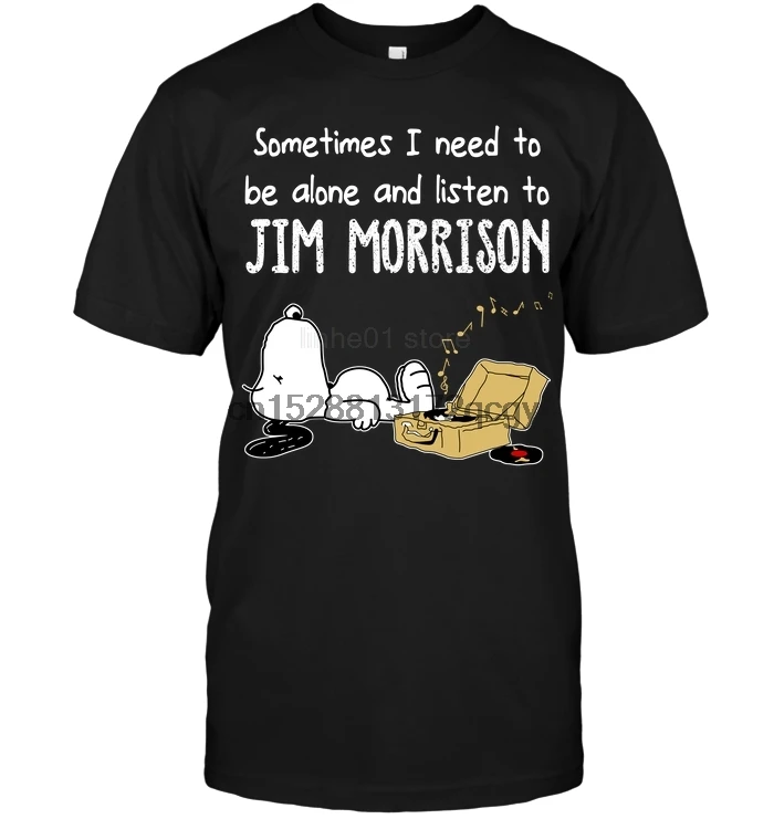 Brand Sometimes I Need To Be Alone And Listen To Jim Morrison 2019 Summer Men Short Sleeve T-Shirt
Brand Sometimes I Need To Be Alone And Listen To Jim Morrison 2019 Summer Men Short Sleeve T-Shirt