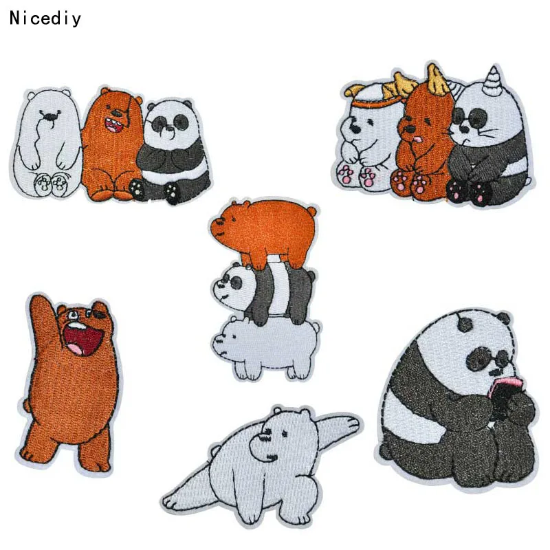 DIY Anime Three Bears Patches Iron On Embroidered Patches Clothing Applique Stripe Badge On Clothes Jacket Clothes
DIY Anime Three Bears Patches Iron On Embroidered Patches Clothing Applique Stripe Badge On Clothes Jacket Clothes